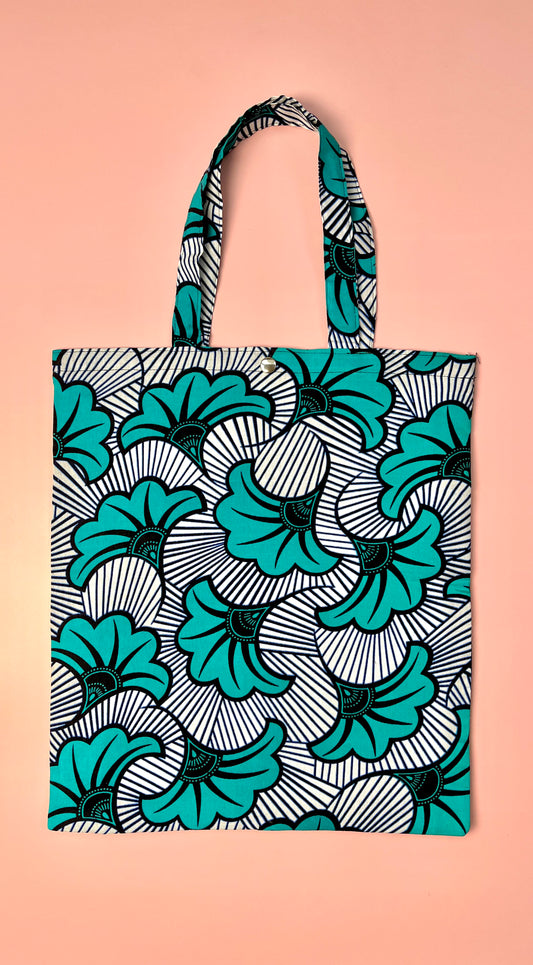 Turquoise Party Tote Bag